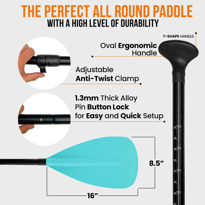 Sup Stand Up Paddle-Board Adjustable Paddle (For Serenelife Model: Slsupb105)