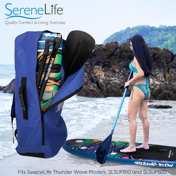 Storage/Travel Carry Bag For Inflatable Sup Stand-Up Paddle Board (For Serenelife Models: Slsupb10, Slsupb20)