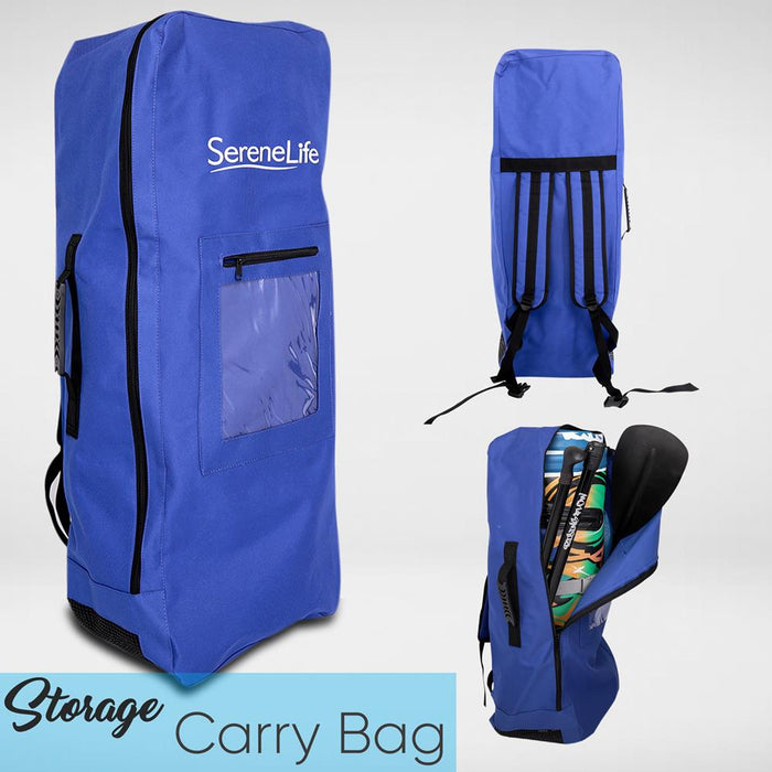 Storage/Travel Carry Bag For Inflatable Sup Stand-Up Paddle Board (For Serenelife Models: Slsupb10, Slsupb20)