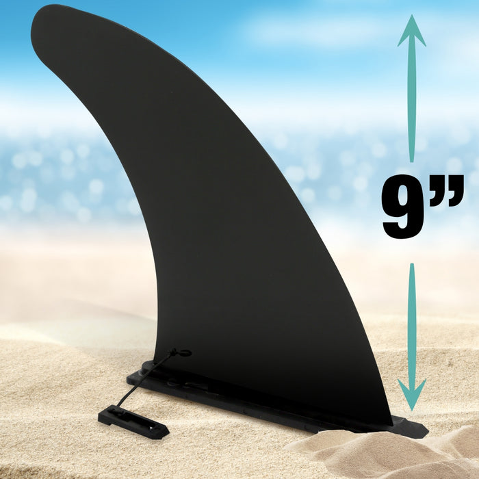 Water Fin For Sup Stand-Up Inflatable Paddle Boards (For Serenelife Free-Flow Models: Slsupb105, Slsupb125, Slsupb135, Slsupb145)