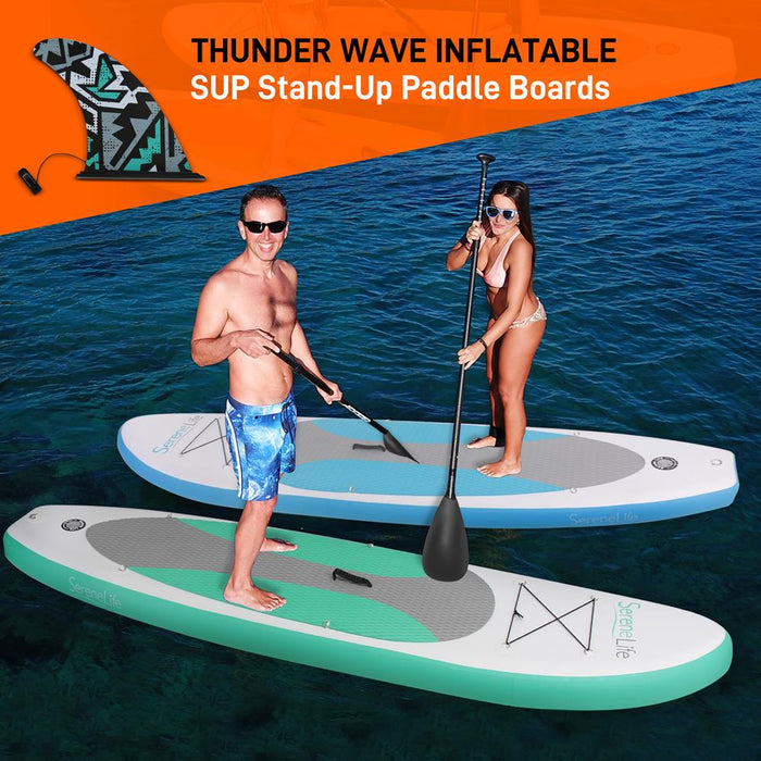 Water Fin For Sup Stand-Up Inflatable Paddle Boards (For Serenelife Thunder Wave Models: Slsupb10, Slsupb20)