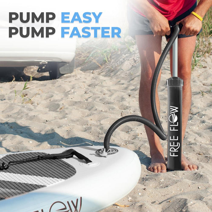 Hand-Powered Air Pump For Paddle Board Used For Serenelife Models: Slsupb06, Slsupb08, Slsupb105, Slsupb125, Slsupb135, And Slsupb145