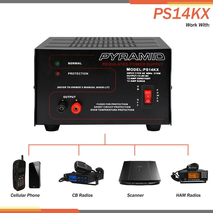 Bench Power Supply - Ac-To-Dc Power Converter (12 Amp)