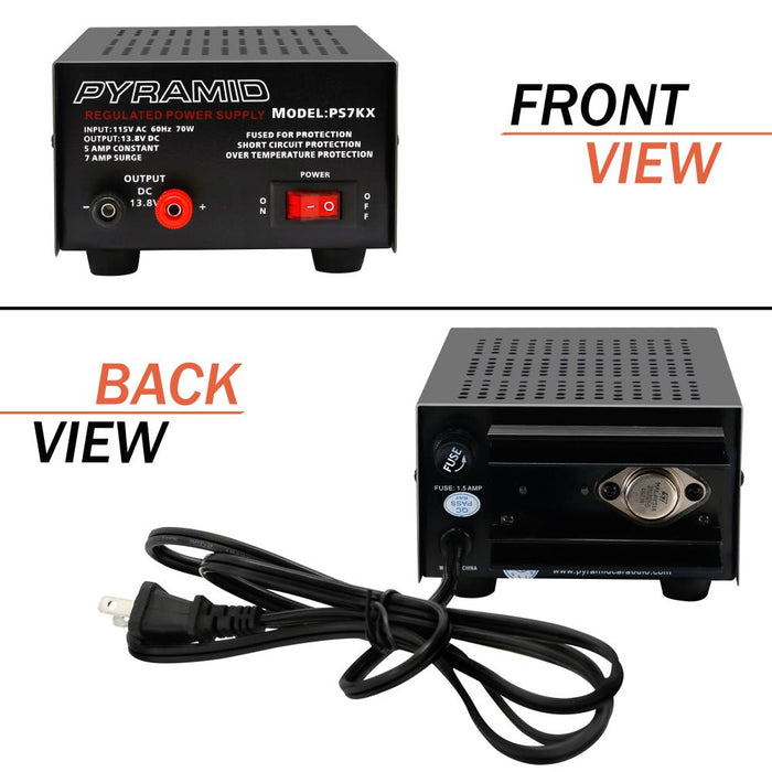 Bench Power Supply, Ac-To-Dc Power Converter (5 Amp)