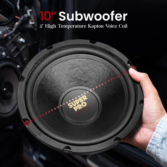 10'' 500 Watt High Performance 8 Ohm Subwoofer