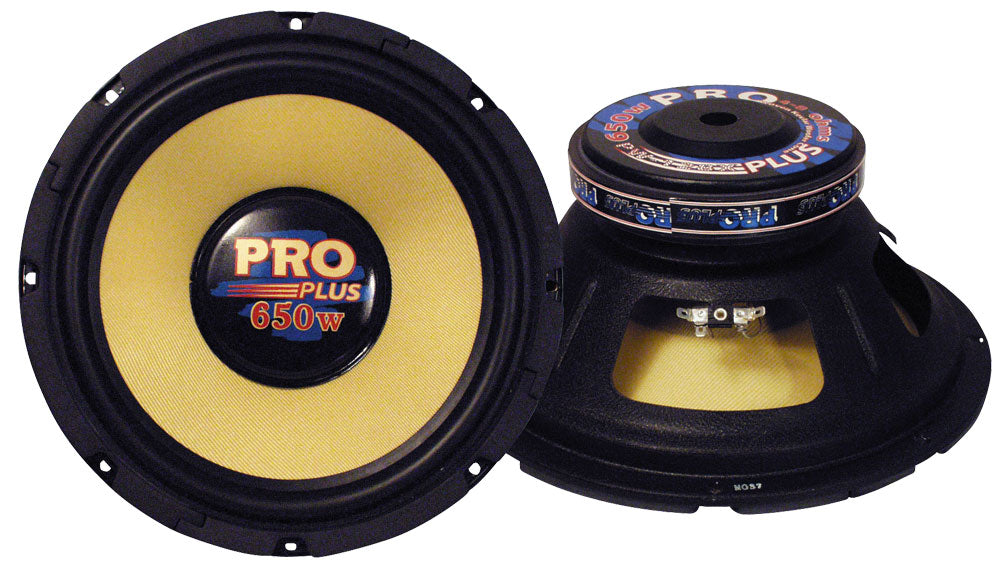 10'' 550 Watt Striking Gold Color Subwoofer