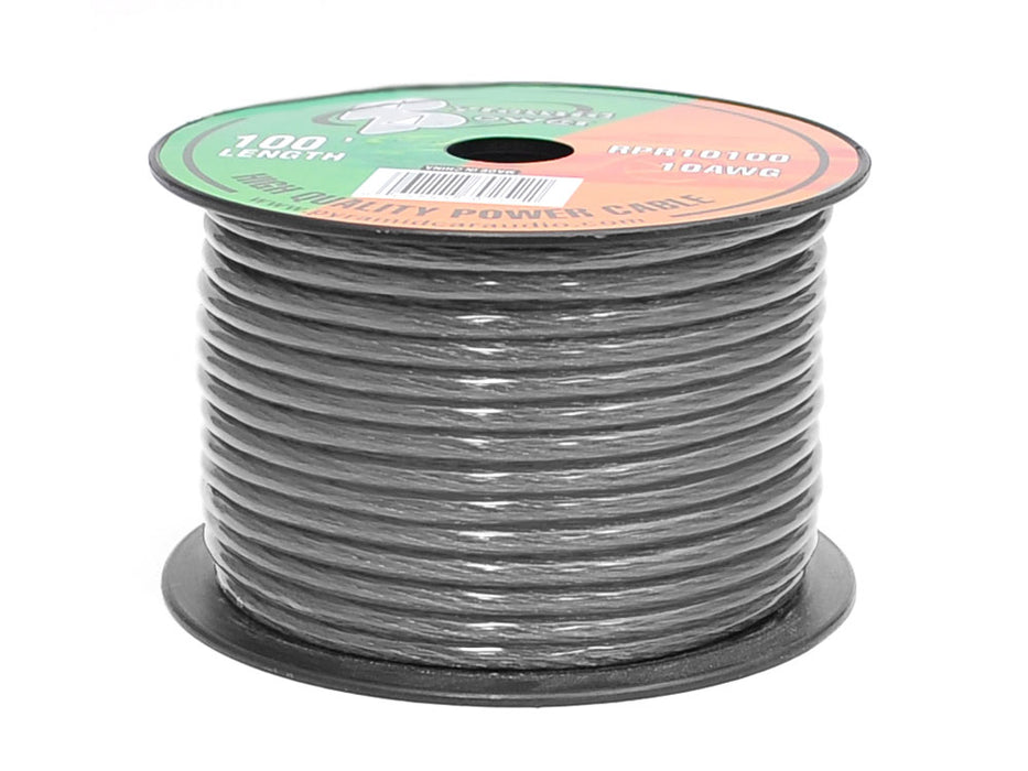 10 Gauge Black Ground Wire 100 Ft. Ofc