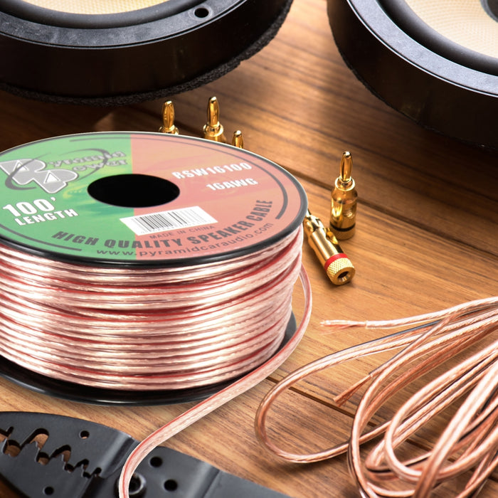 16 Gauge 100 Ft. Spool Of High Quality Speaker Zip Wire