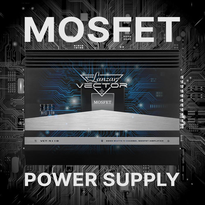 2000 Watt 4 Channel High Power Mosfet Amplifier