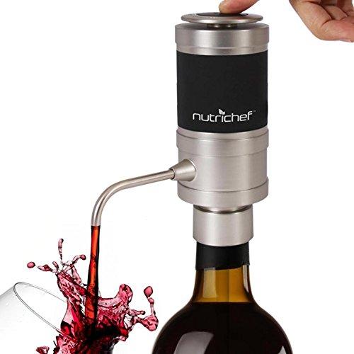 NutriChef Electric Wine Aerator Dispenser Pump PSLWPMP100.5-Kitchen Tools & Utensils-NutriChef Kitchen
